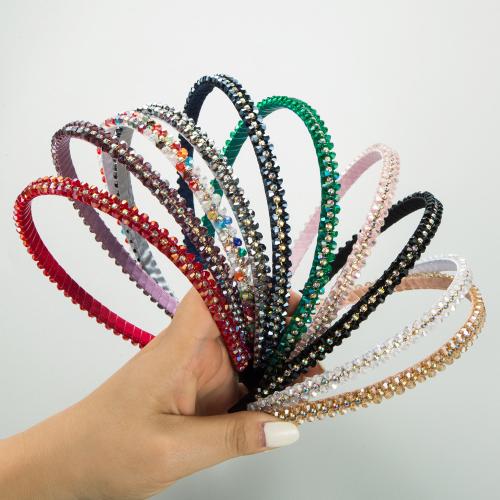 Hair Bands, Cloth, with Crystal, handmade, for woman & with rhinestone 