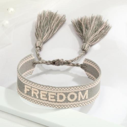 Friendship Bracelets, Cloth, Embroidery & Length Adjustable & Unisex 