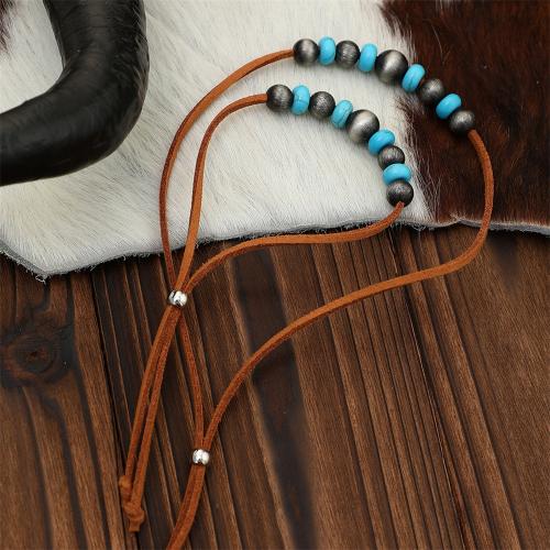 Suede Jewelry Set, with Copper Coated Plastic, fashion jewelry & for woman 
