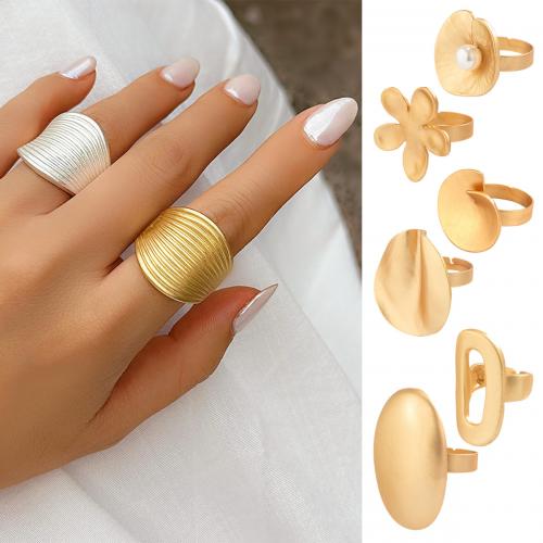 Zinc Alloy Finger Ring, plated, fashion jewelry & for woman 