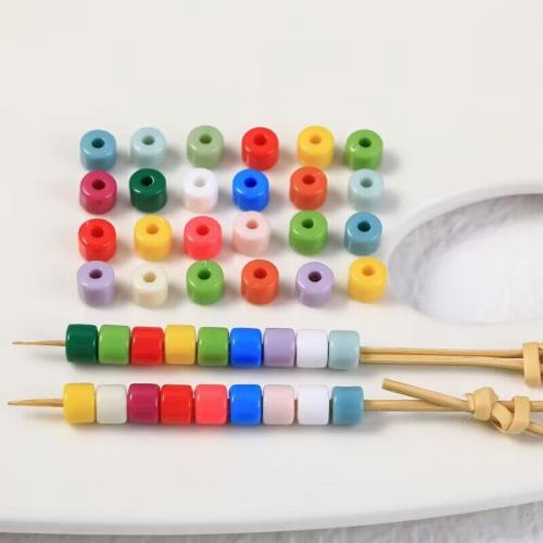 Solid Color Acrylic Beads, Column, DIY Approx 2.2mm, Approx 