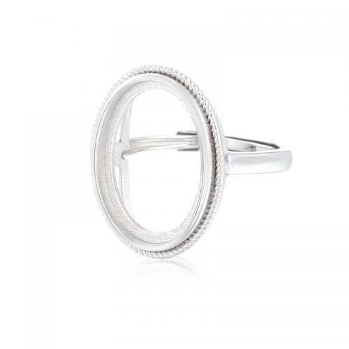 Montaje de anillo de plata esterlina, Plata de ley 925, Bricolaje & diverso tamaño para la opción, Vendido por UD