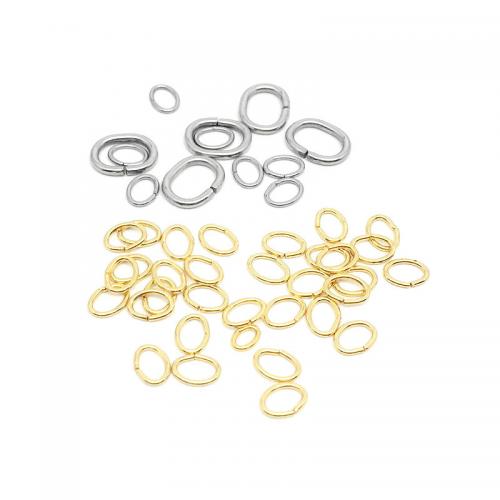 Machine Cut Stainless Steel Closed Jump Ring, 316L Stainless Steel, Vacuum Ion Plating, DIY 