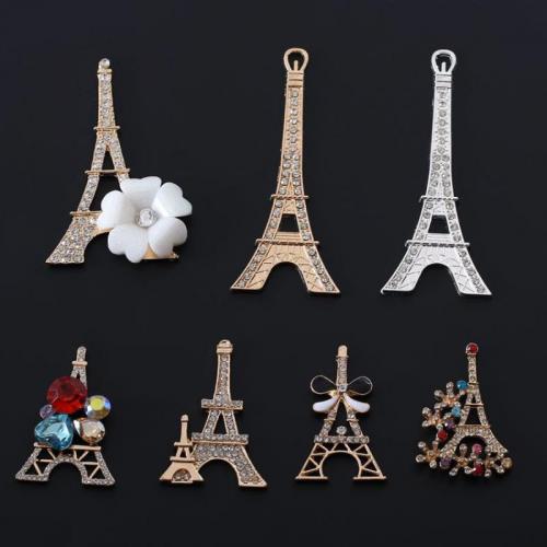Mobile Phone DIY Decoration, Zinc Alloy, plated & for woman & with rhinestone 