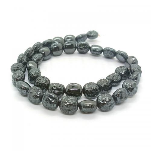 Non Magnetic Hematite Beads, polished, DIY, black, 10mm cm 