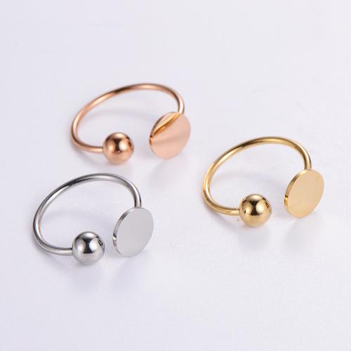 Stainless Steel Finger Ring, 316L Stainless Steel, fashion jewelry & for woman 