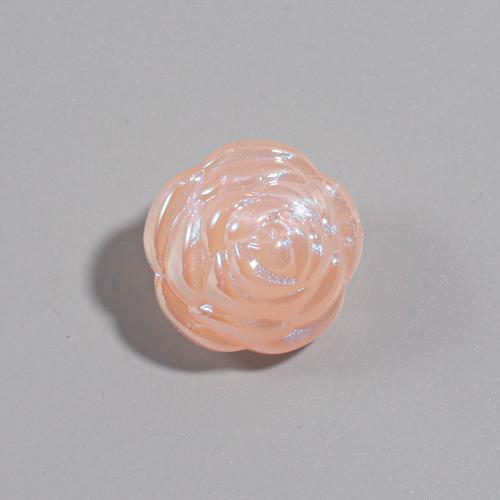 ABS Plastic Beads, Rose, DIY Approx 