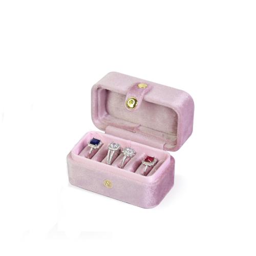 Бархатная коробочка для кольца, Velvet, Пылезащитный, Много цветов для выбора продается PC