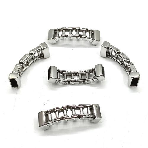 Stainless Steel Bracelet & Bangle Finding, 304 Stainless Steel, plated, DIY, original color, Inner hole 12 x 6.0mm [