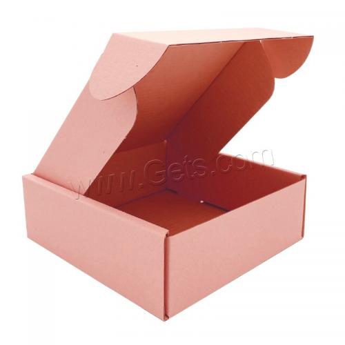 Подарочные коробочки для ювелирных изделий, бумага, разный размер для выбора, розовый, продается PC