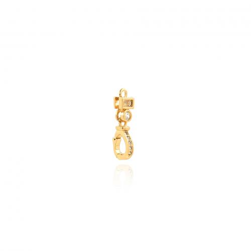 Brass Lobster Swivel Clasp, plated, fashion jewelry & DIY & micro pave cubic zirconia 