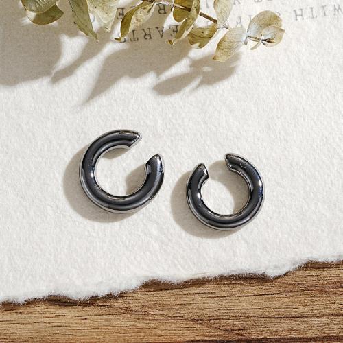 Zinc Alloy Clip Earring, fashion jewelry & for woman Inner 10mm/11mm; Outer 16/18., Approx 