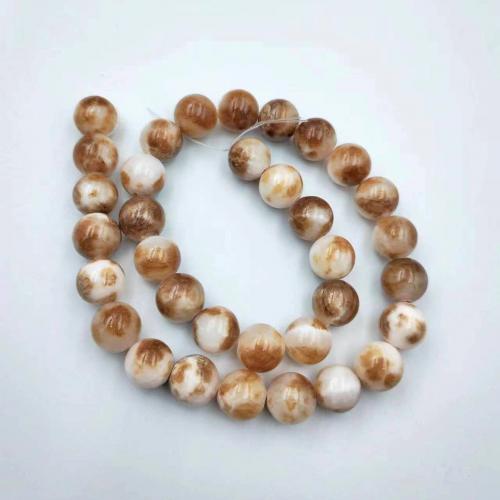 Single Gemstone Beads, Persian Jade, Round, polished, fashion jewelry & DIY mixed colors 
