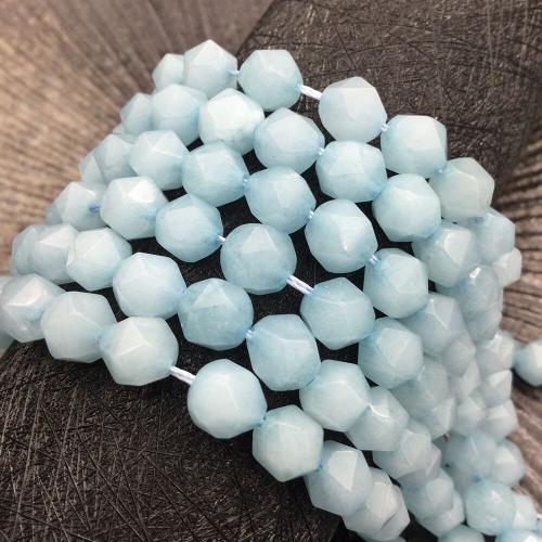 Aquamarine Beads, DIY, light blue, 8mm 