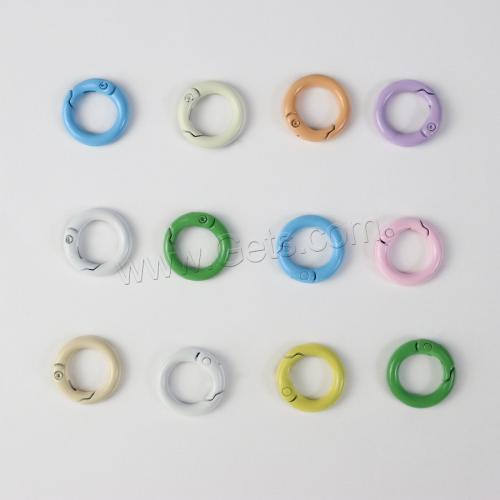 Zinc Alloy Snap Clasp, stoving varnish, fashion jewelry & DIY, mixed colors, 20mm, Approx 