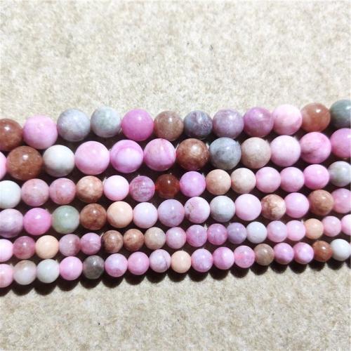 Single Gemstone Beads, Chalcedony, Round, DIY mixed colors Approx 38-40 cm 