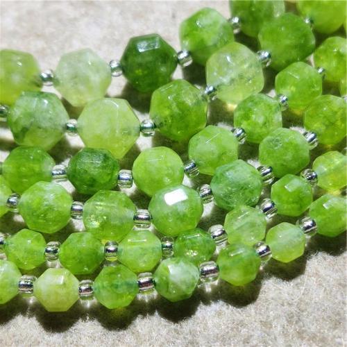 Single Gemstone Beads, Chalcedony, DIY & faceted, green Approx 36-38 cm 