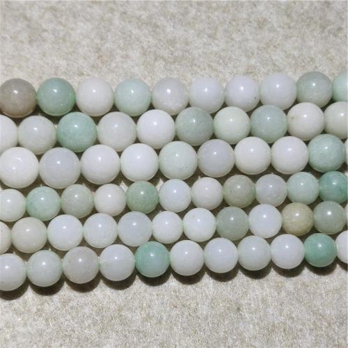 Single Gemstone Beads, She Taicui, Round, DIY mixed colors Approx 36-38 cm 