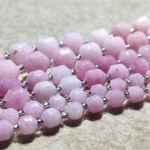 Single Gemstone Beads, Chalcedony, DIY & faceted, pink Approx 36-38 cm 