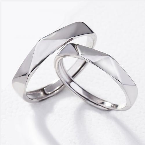 Ehepaar Fingerringe, 925er Sterling Silber, Modeschmuck & unisex, Größe:7, verkauft von PC