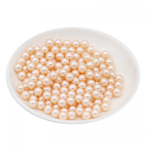 ABS Plastic Pearl Beads, Round, epoxy gel, DIY 