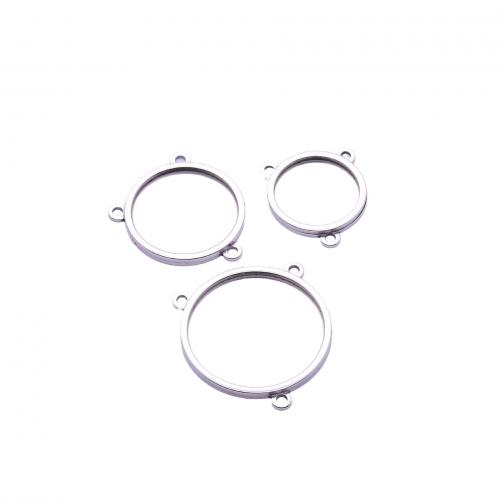 Stainless Steel Pendant Setting, 304 Stainless Steel, polished, DIY & , original color [