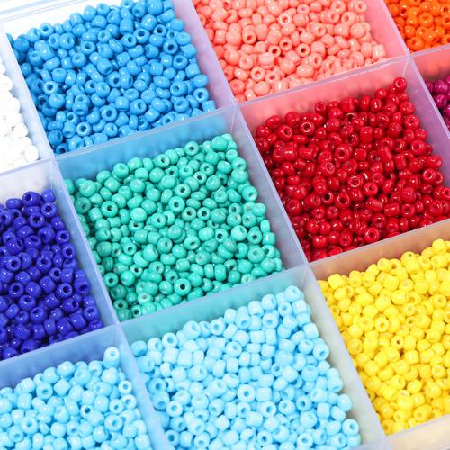 Opaque Glass Seed Beads, Glass Beads, stoving varnish, DIY 