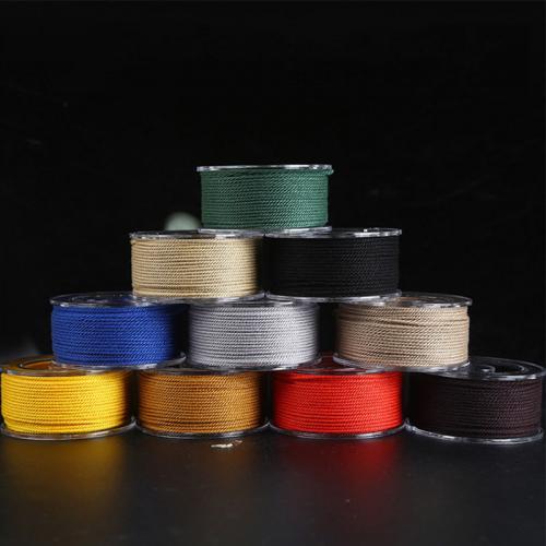 Corde de coton, avec Nylon polypropylène, fait à la main, DIY & normes différentes pour le choix, plus de couleurs à choisir, Vendu par bobine