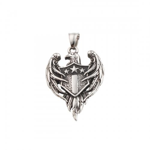 Stainless Steel Animal Pendants, 304 Stainless Steel, fashion jewelry & Unisex, original color [