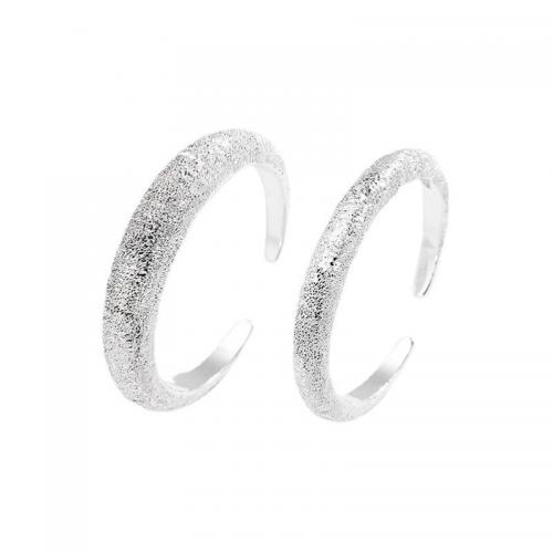 Sterling Silver Finger Ring, 925 Sterling Silver, polished & for woman, platinum color 