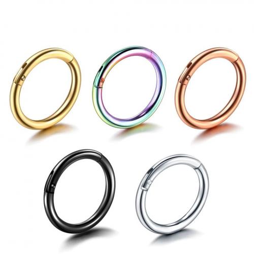 Stainless Steel Nose Piercing Jewelry, 316L Stainless Steel, Vacuum Ion Plating, Unisex 