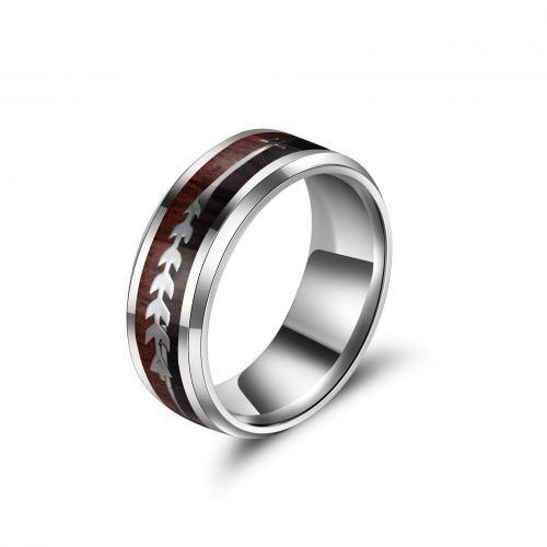 Stainless Steel Finger Ring, 304 Stainless Steel, fashion jewelry & for man, silver color 