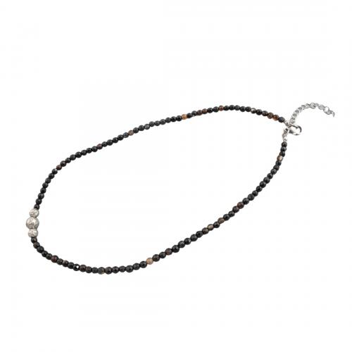 Ожерелье из агата, Агат, ювелирные изделия моды & Мужская, 9.5mm, длина:Приблизительно 48.5 см, продается PC