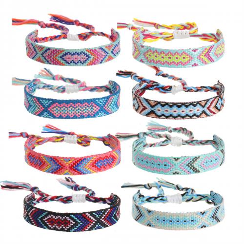 Friendship Bracelets, Polyester and Cotton, handmade, fashion jewelry & Unisex .4cm Approx 18-23 cm 