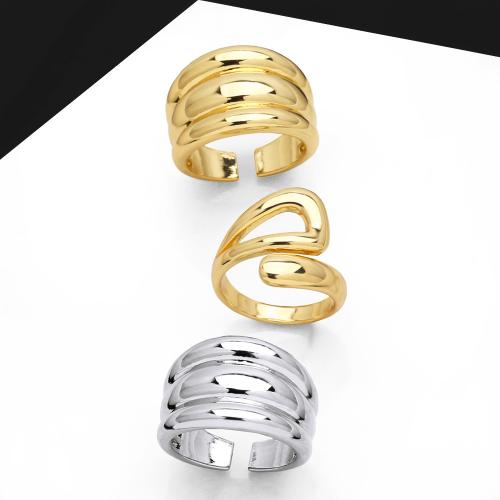 Brass Finger Ring, plated, fashion jewelry 