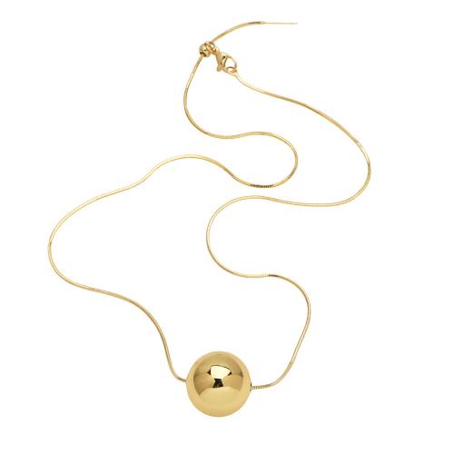 Brass Jewelry Necklace, plated, fashion jewelry golden [