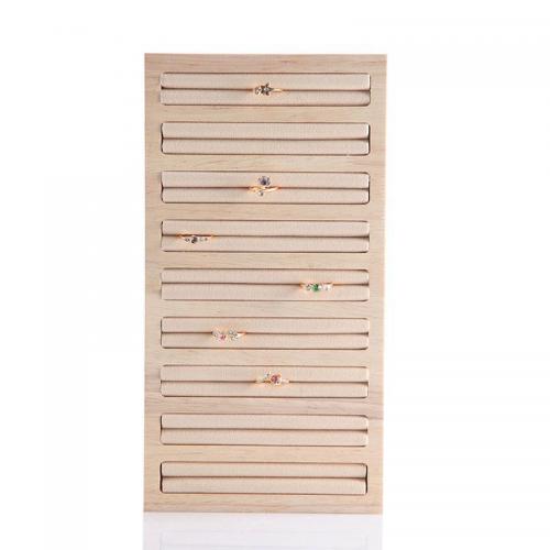 Multi Purpose Jewelry Display, Wood, with Suede, durable 