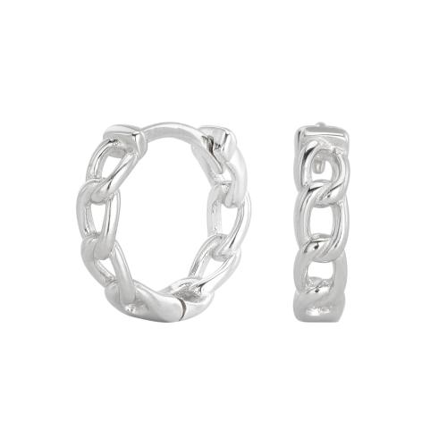 Sterling Silver Hoop Earring, 925 Sterling Silver, plated & for woman 