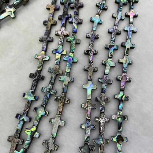 Abalone Shell Beads, Cross, DIY Approx 39 cm 