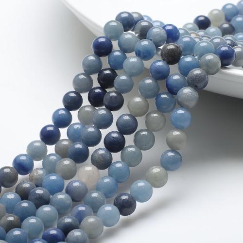 Single Gemstone Beads, Natural Stone, Round, polished, DIY Approx 