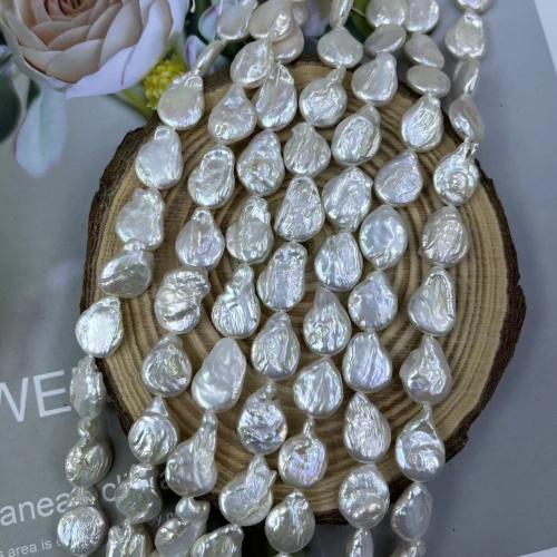 Drop Cultured Freshwater Pearl Beads, Teardrop, fashion jewelry & DIY, white, Length about 11-12mm, Approx 