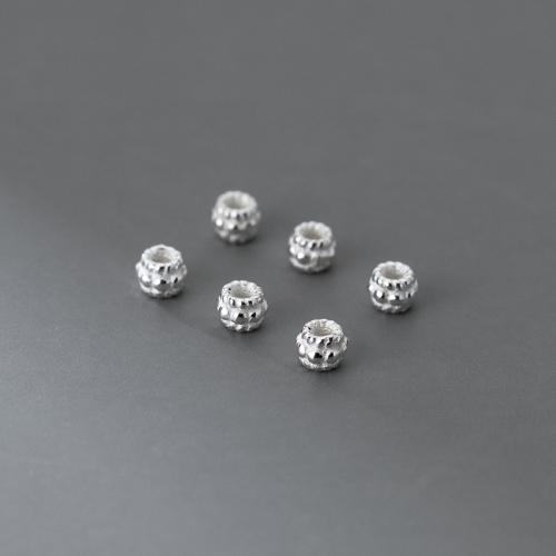 Sterling Silver Spacer Beads, 925 Sterling Silver, DIY Approx 1.7mm 