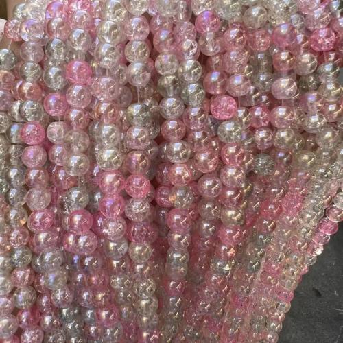 Perlas de cristal de moda, Esférico, Joyería & Bricolaje, color mixto, 8mm, longitud:aproximado 38 cm, Vendido por Sarta