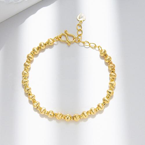 Bracelets en laiton, avec 4cm chaînes de rallonge, bijoux de mode & unisexe, doré, 5mm Environ 17 cm, Vendu par PC