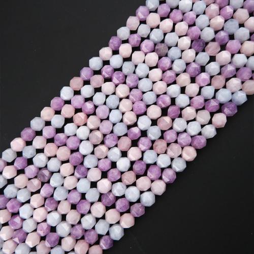 Gemischte Farbe Quarz Perlen, Lavendelquarz, DIY & verschiedene Größen vorhanden & facettierte, violett, Länge:ca. 38 cm, verkauft von Strang