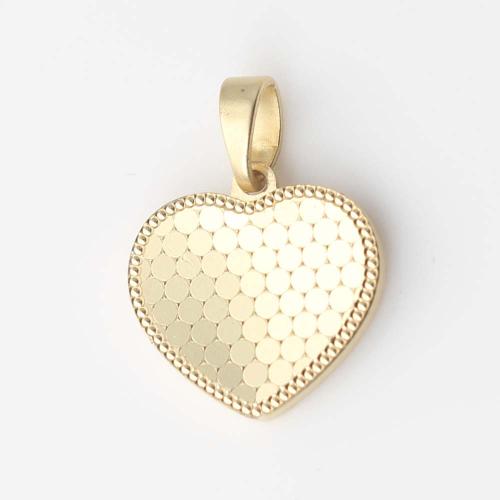 Brass Heart Pendants, plated, DIY 