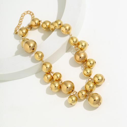 Kunststoff Perle Halskette, mit Kunststoff Perlen & Eisen, plattiert, Modeschmuck & verschiedene Stile für Wahl & für Frau, keine, verkauft von PC