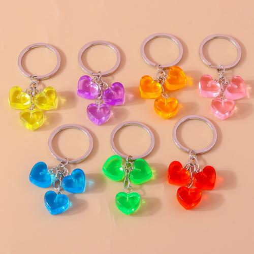 Zinc Alloy Key Clasp, with Resin, durable 