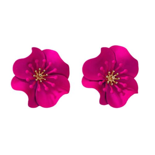 Zinc Alloy Stud Earring, stoving varnish, fashion jewelry & for woman 