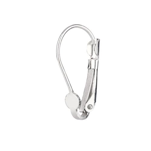 Composant de levier arrière de boucle d'oreille  en argent pur , Argent sterling 925, DIY & styles différents pour le choix, Vendu par PC